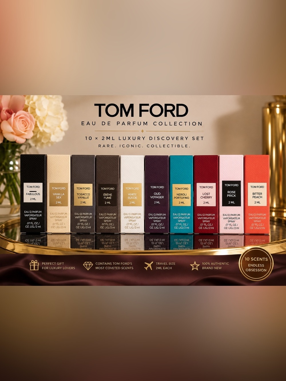 Tom Ford Discovery Gift SET - 10 Scents NIB